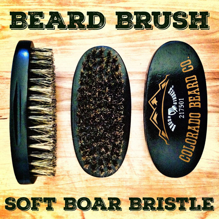 Merch | Engraved Boar Bristle Military Brush